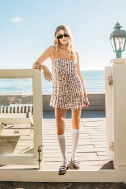 Sienna Dress - Oxford -VANA Apparel Store 240112 skatie 4063