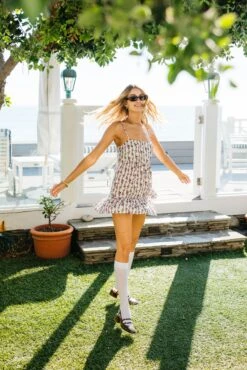 Sienna Dress - Oxford -VANA Apparel Store 240112 skatie 4078