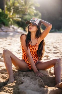 Resa One Piece - Lava -VANA Apparel Store 240118 skatie 9703 Edit