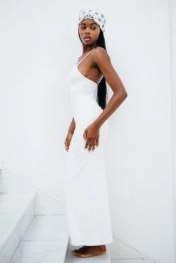 Jennifer Dress - White -VANA Apparel Store 90s BASICS EDITS 22