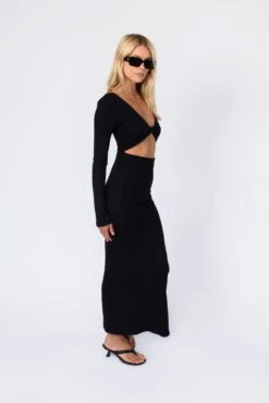 Holly Dress - Black 9 Holly Dress - Black -VANA Apparel Store BlackRe Stock 79