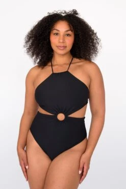 Shelby One Piece - Black 14 Shelby One Piece - Black -VANA Apparel Store SKATIE BlackRe stockCURVE