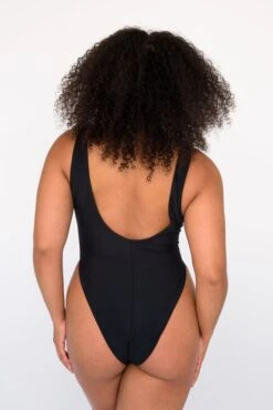 Tiffany One Piece - Black -VANA Apparel Store SKATIE BlackRe stockCURVE 48