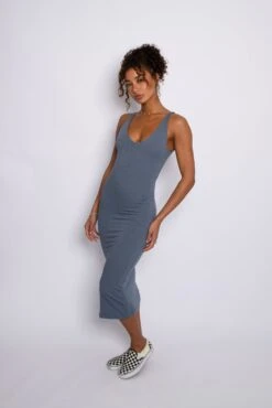 Kelsey Dress - Denim -VANA Apparel Store SKATIE Denim 80