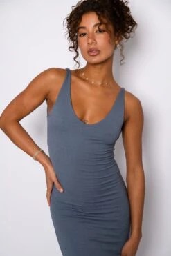 Kelsey Dress - Denim -VANA Apparel Store SKATIE Denim 83