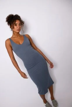 Kelsey Dress - Denim -VANA Apparel Store SKATIE Denim 85