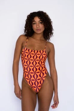 Resa One Piece - Lava -VANA Apparel Store SKATIE Lava 53