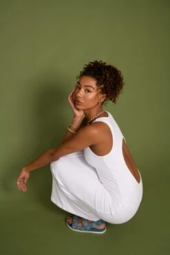 Bre Dress - White 20 Bre Dress - White -VANA Apparel Store SKATIE White 12