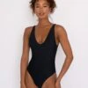 Amanda One Piece - Black -VANA Apparel Store SKATIE black 53
