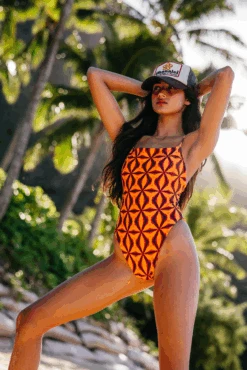 Resa One Piece - Lava -VANA Apparel Store SkatieE comm 1 1e4f2e0c 4633 4d9b ad38 54373f62dc1a